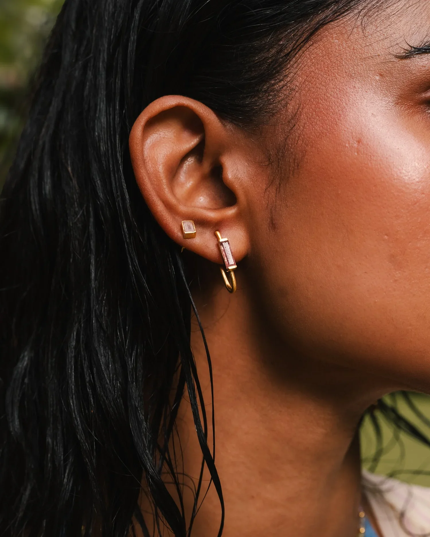 Golden Whispers earrings