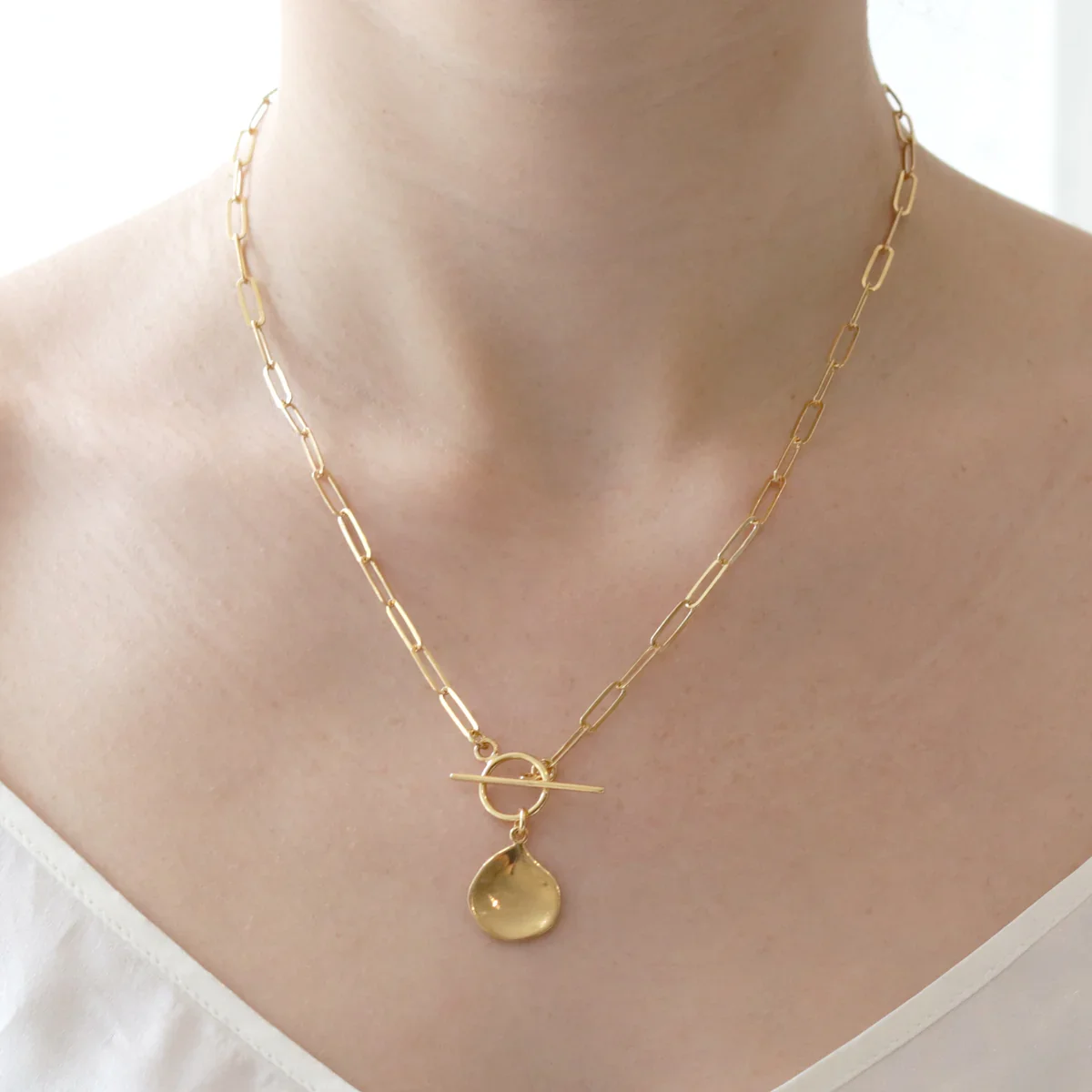 Teardrop Toggle Necklace