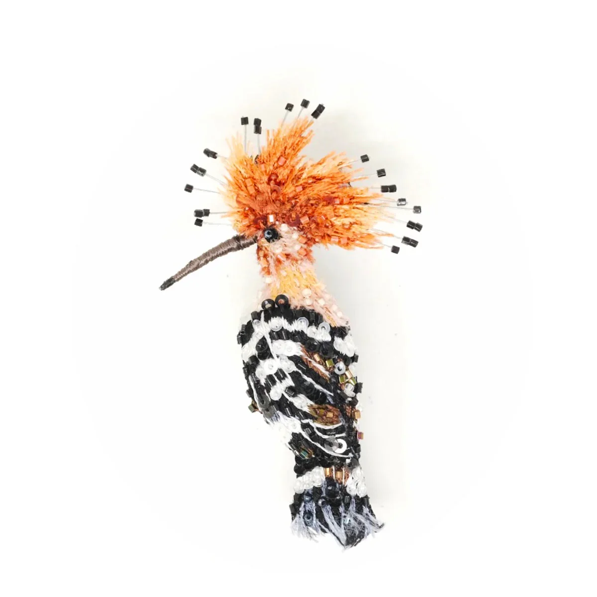 EURASIAN HOOPOE BROOCH PIN