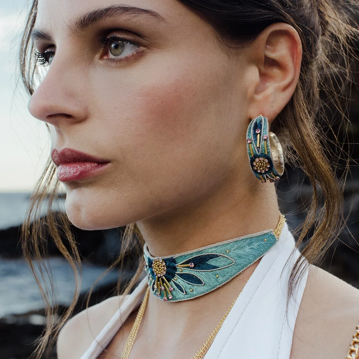 APRYL EARRINGS IN BORTEAL