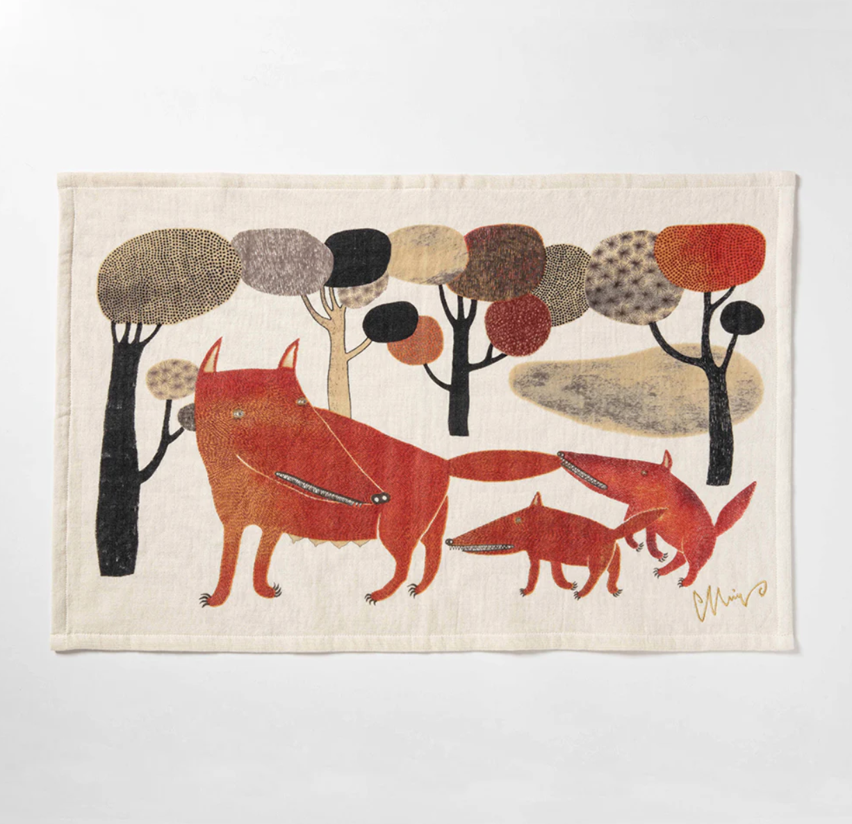 FOX TEA TOWEL