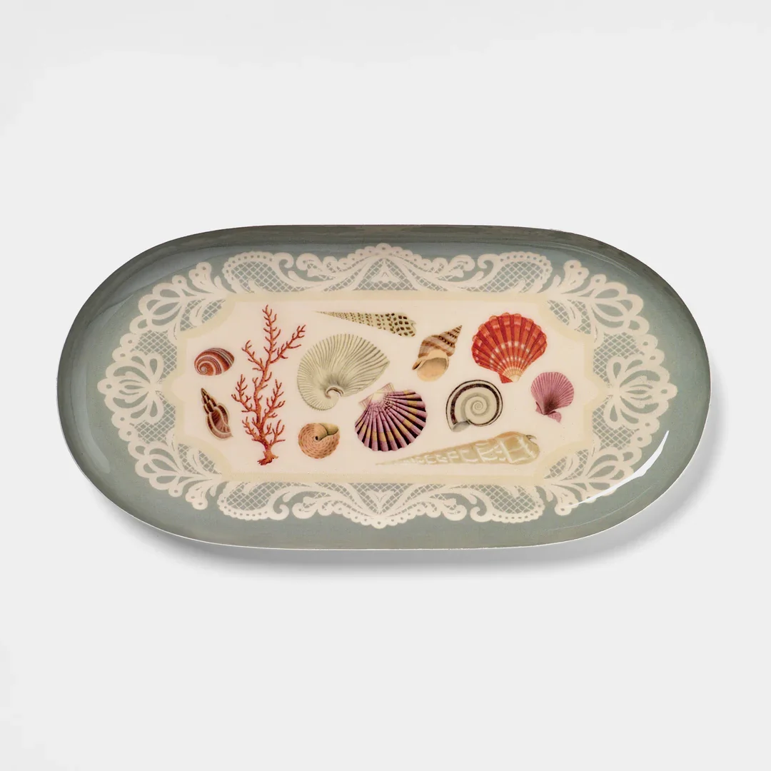 OVAL ENAMEL TRAY