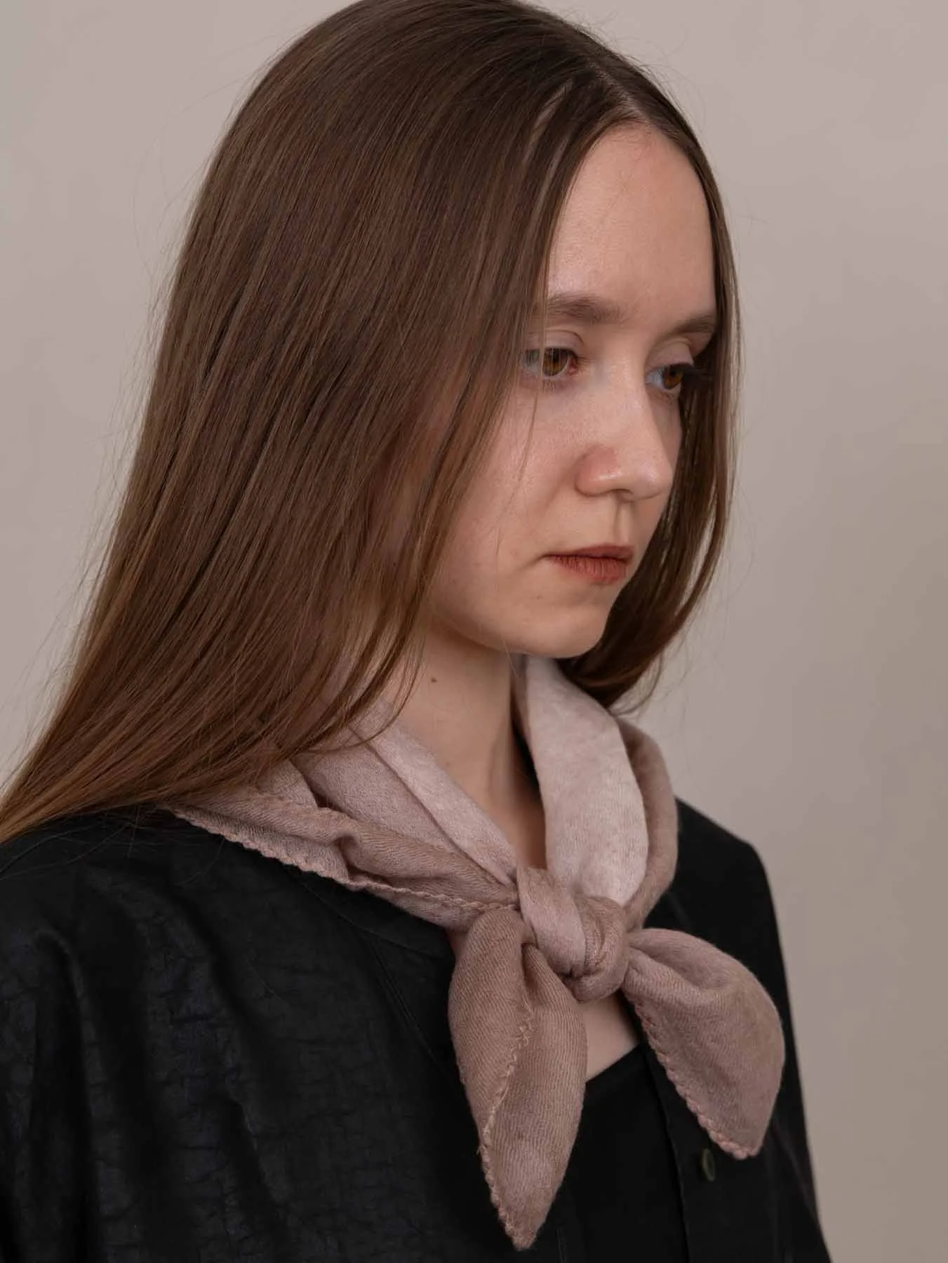 MUSE CASHMERE FOULARD - PINK