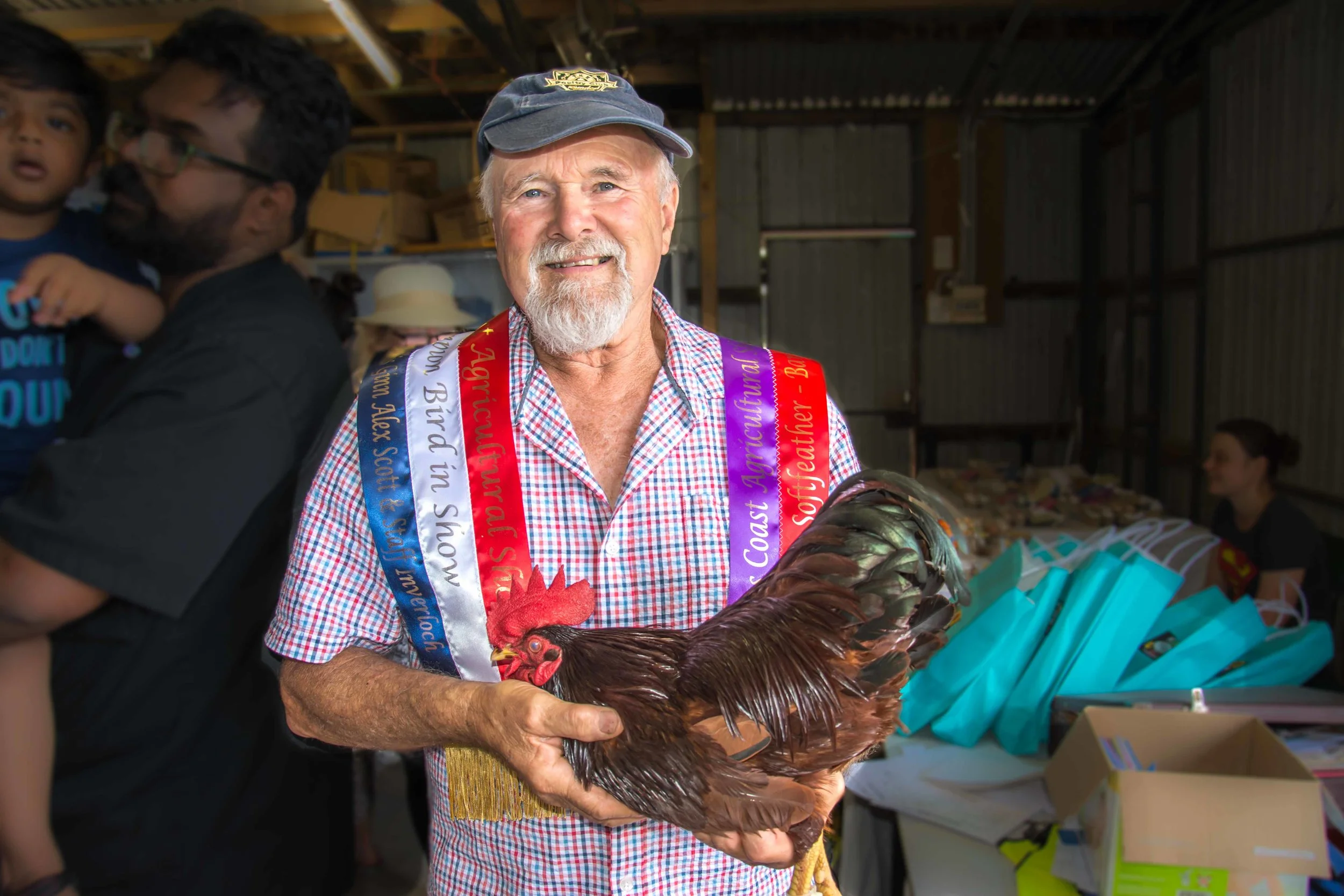 Winner of Champion Bird In Show, Neville Chiselett