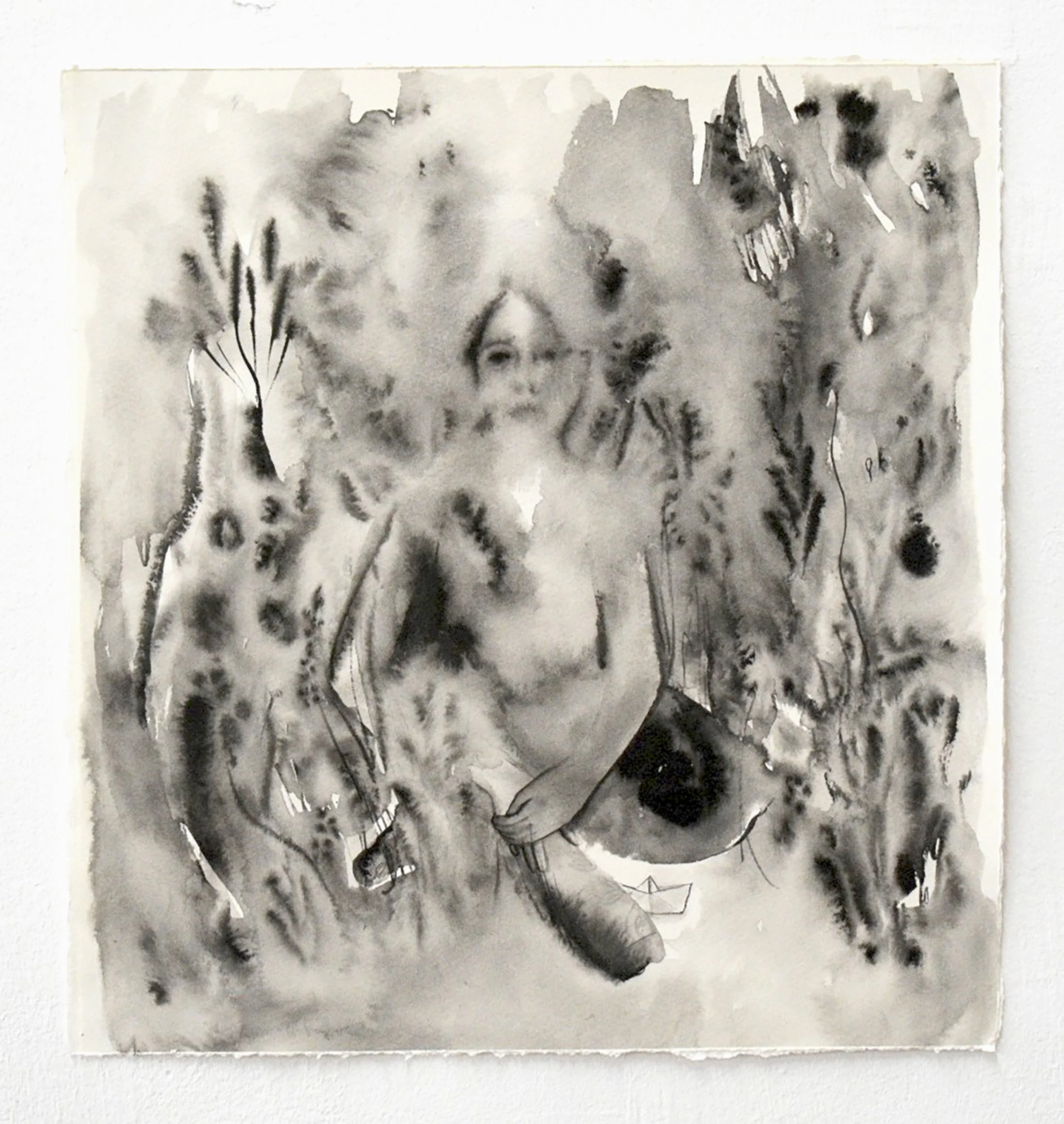 Firefly, ink on Fabriano paper, 32x32cm, 2025