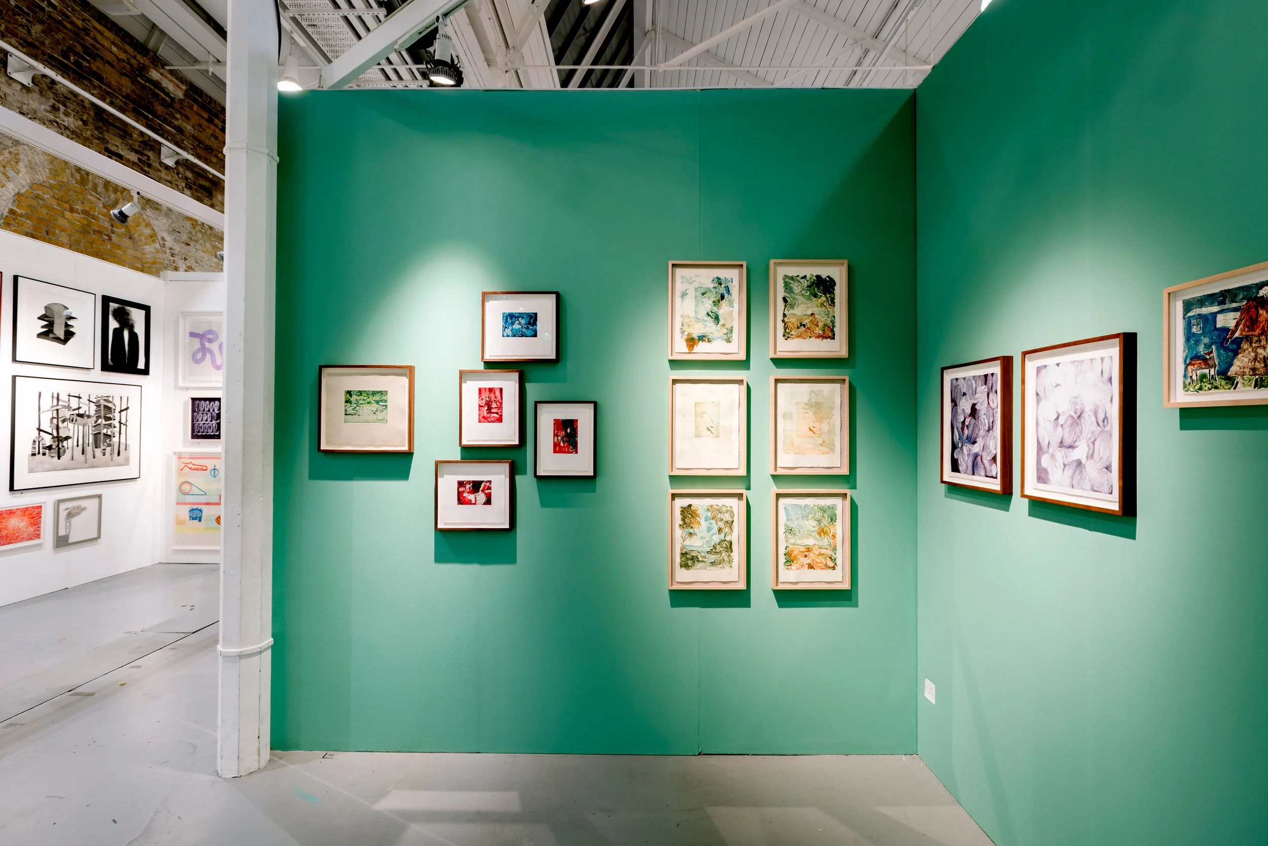 Install shot,  Woolwich Print Fair with Soho Revue