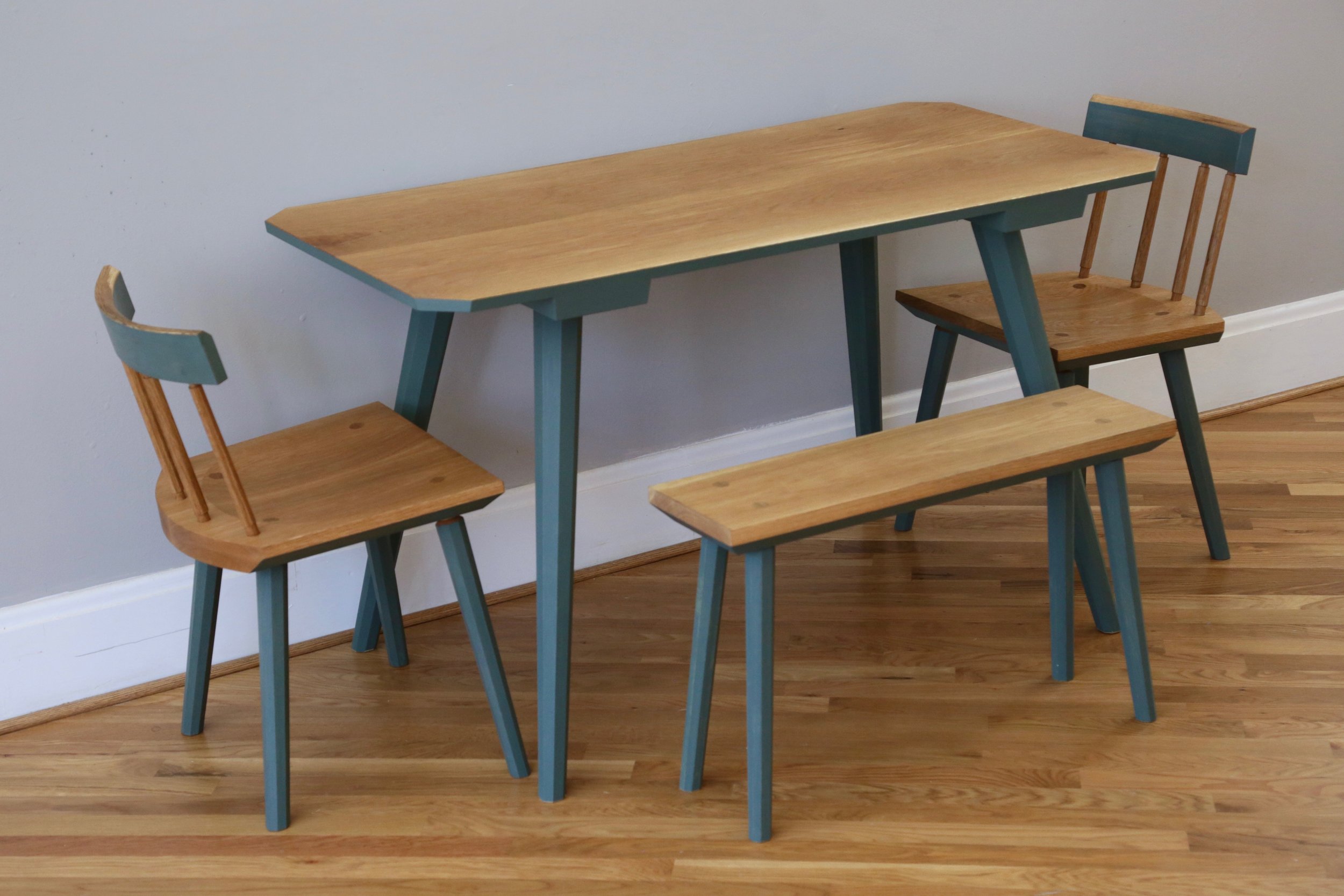 Staked Dining Set