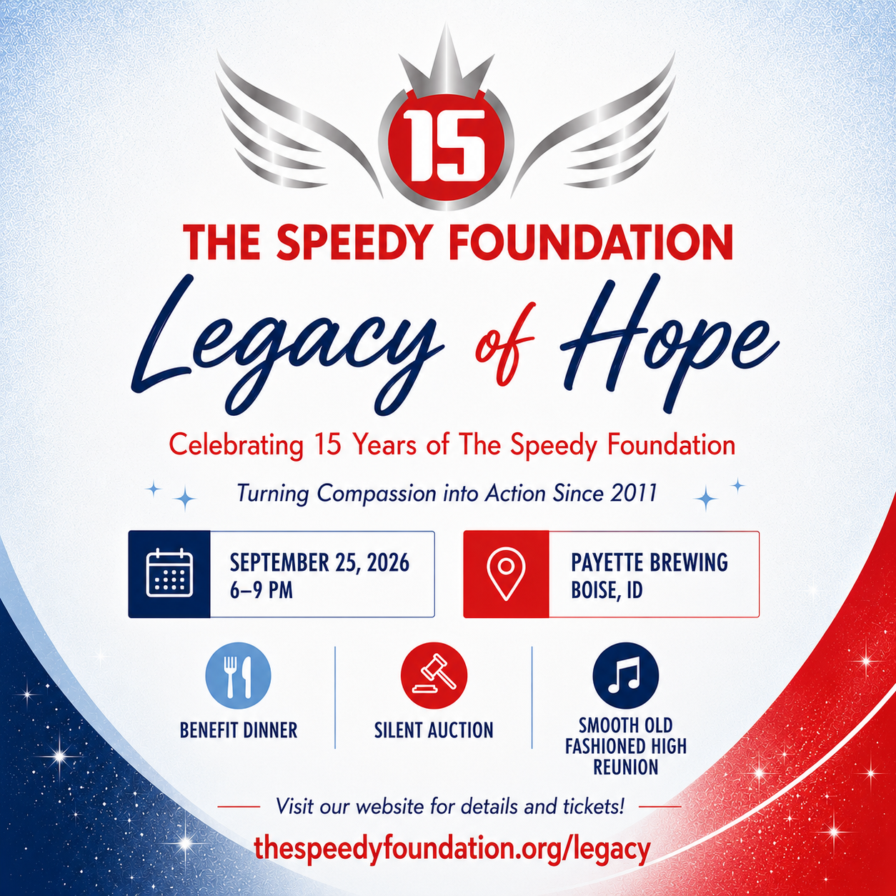 15 Year Anniversary Dinner - Save the Date
