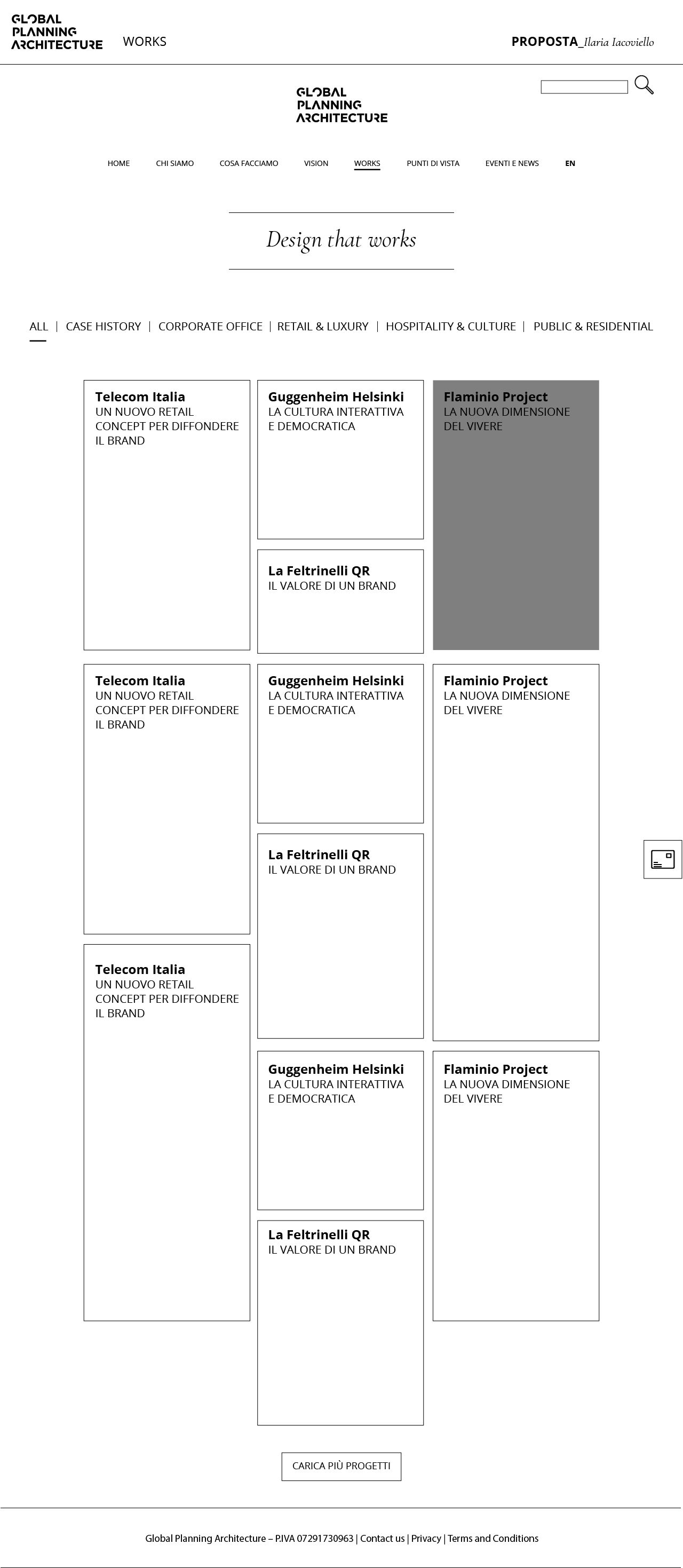 GPA - Global Planning Architecture — Ilaria Iacoviello