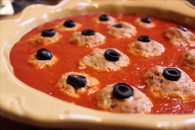 Spooky Turkey Eyeballs