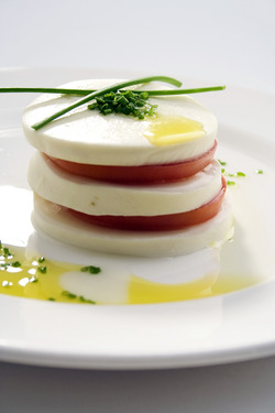 Caprese Salad with Chipotle Flavored Oil
