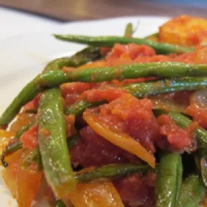 Potatoes, Onions and Green Beans