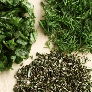 Herbs on the Chopping Block