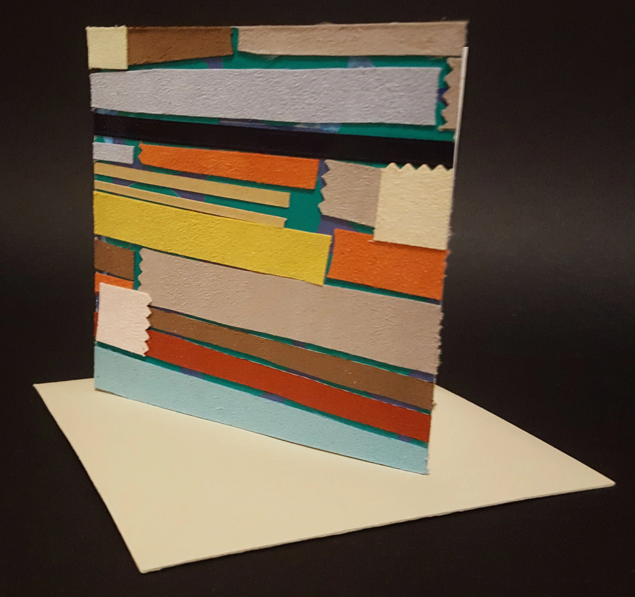  &nbsp;Strips of suede fabric 