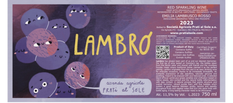 "Lambro" Lambrusco