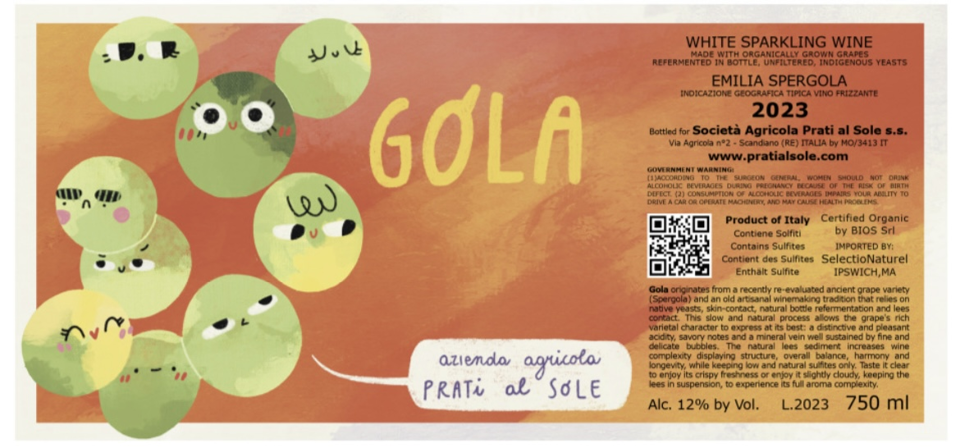 "Gola" Bianco Frizzante