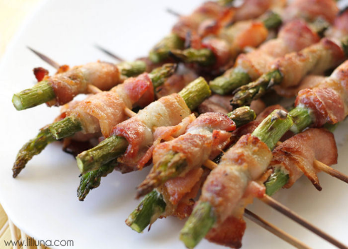 Put them on a skewer and make them bite size!? Genius. ( Lil' Luna )