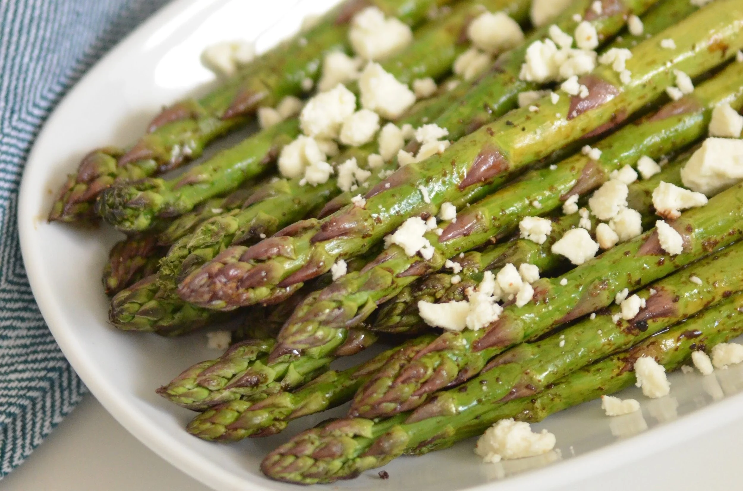 Balsamic Asparagus in the Air Fryer with Feta — Michigan Asparagus