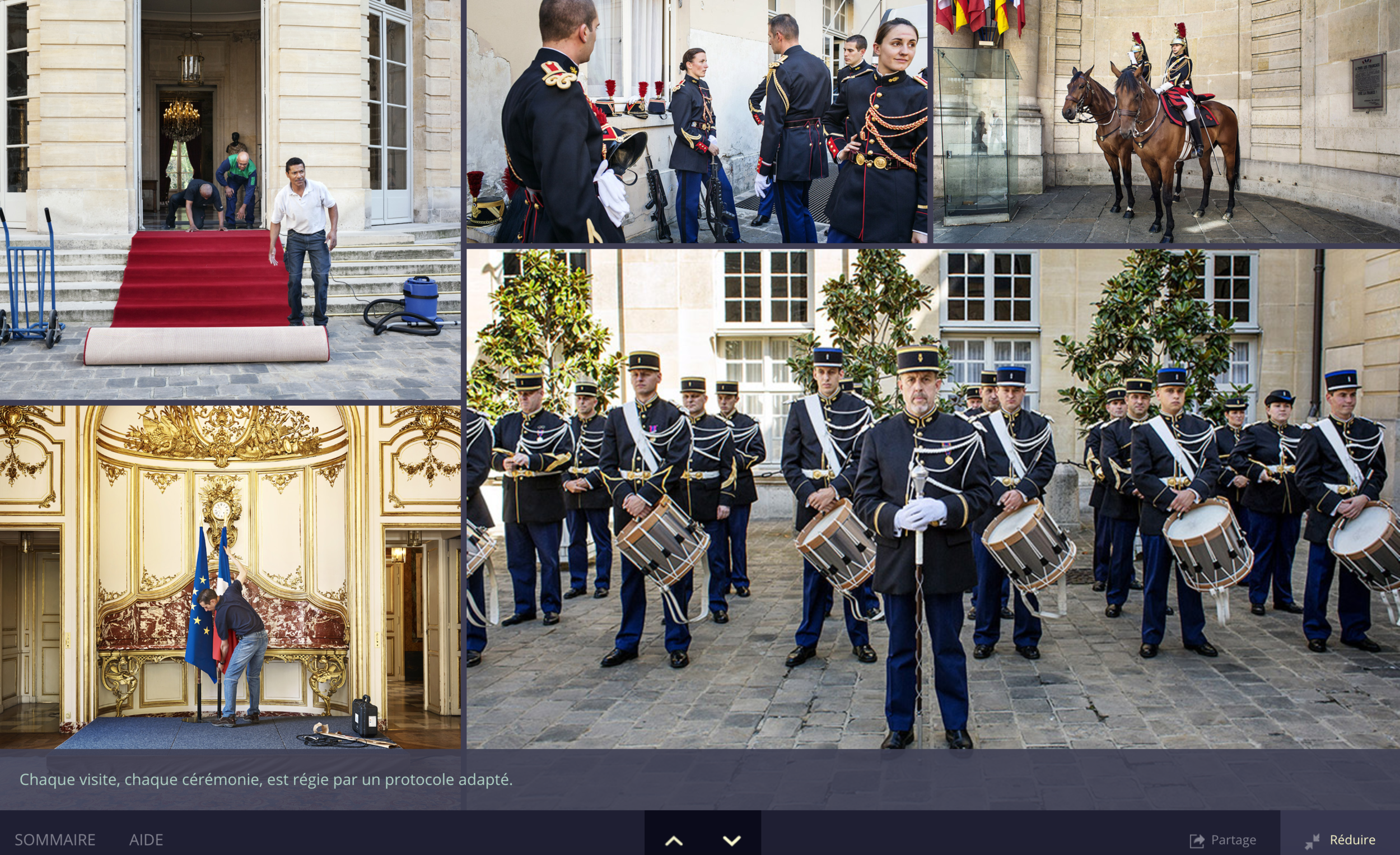 Web documentary on The Hôtel Matignon is the official residence of the Prime Minister of France For the french government.