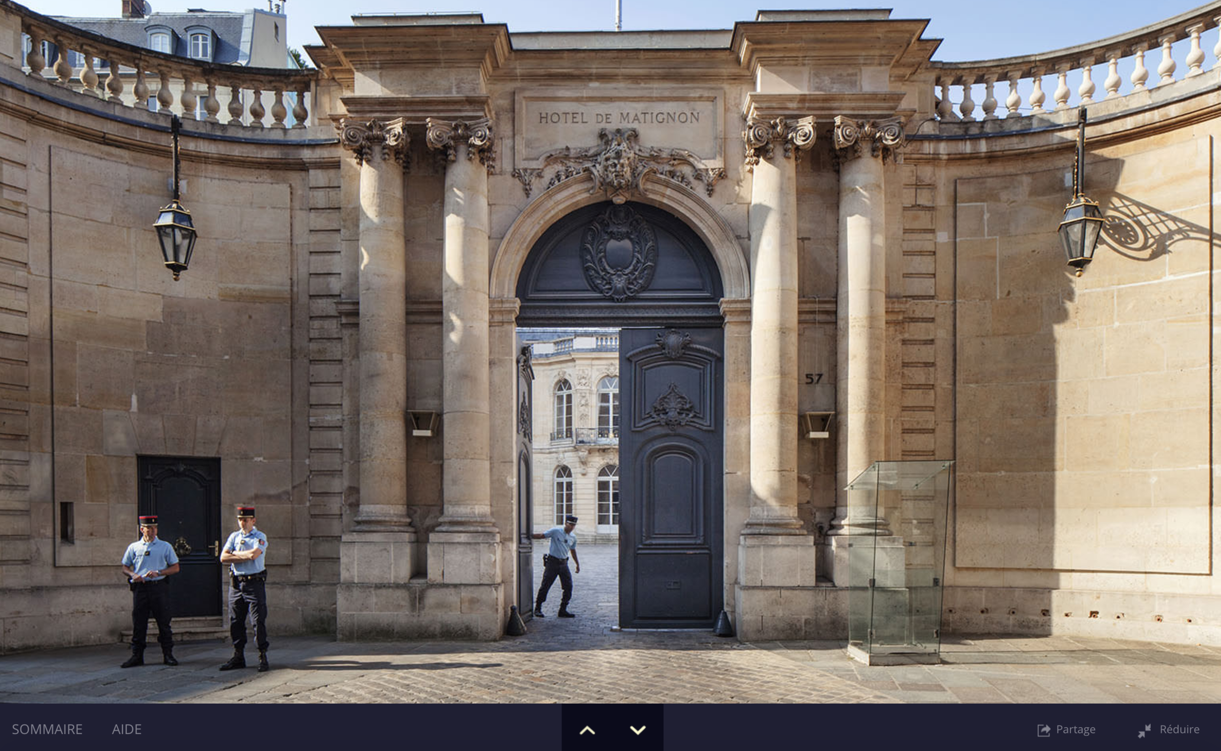 Web documentary on The Hôtel Matignon is the official residence of the Prime Minister of France For the french government.