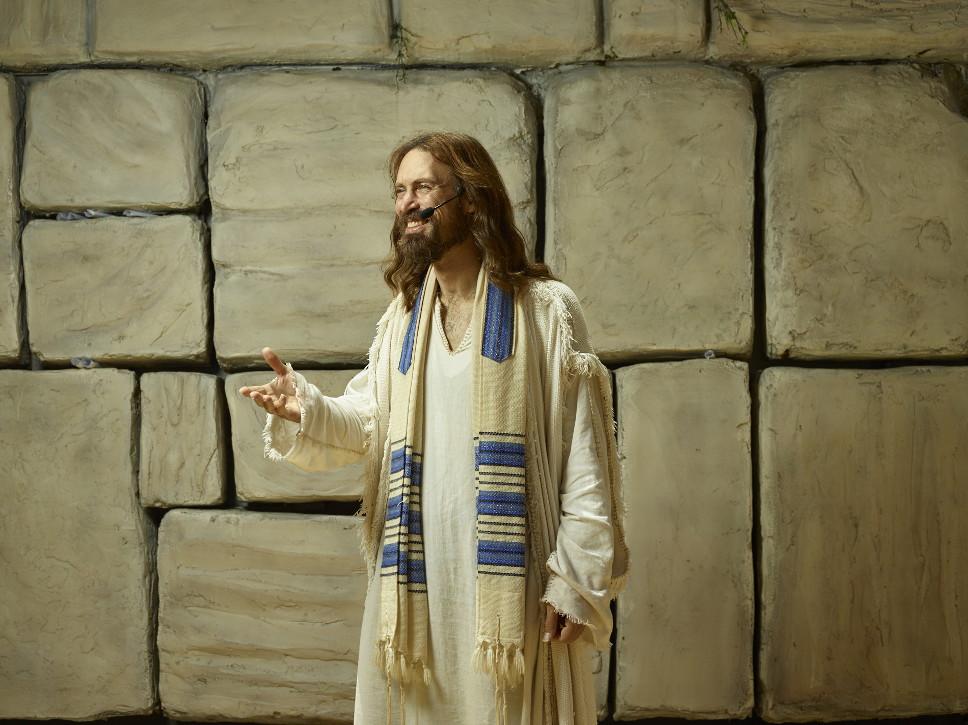 Michael Job as Jesus for National Geographic 