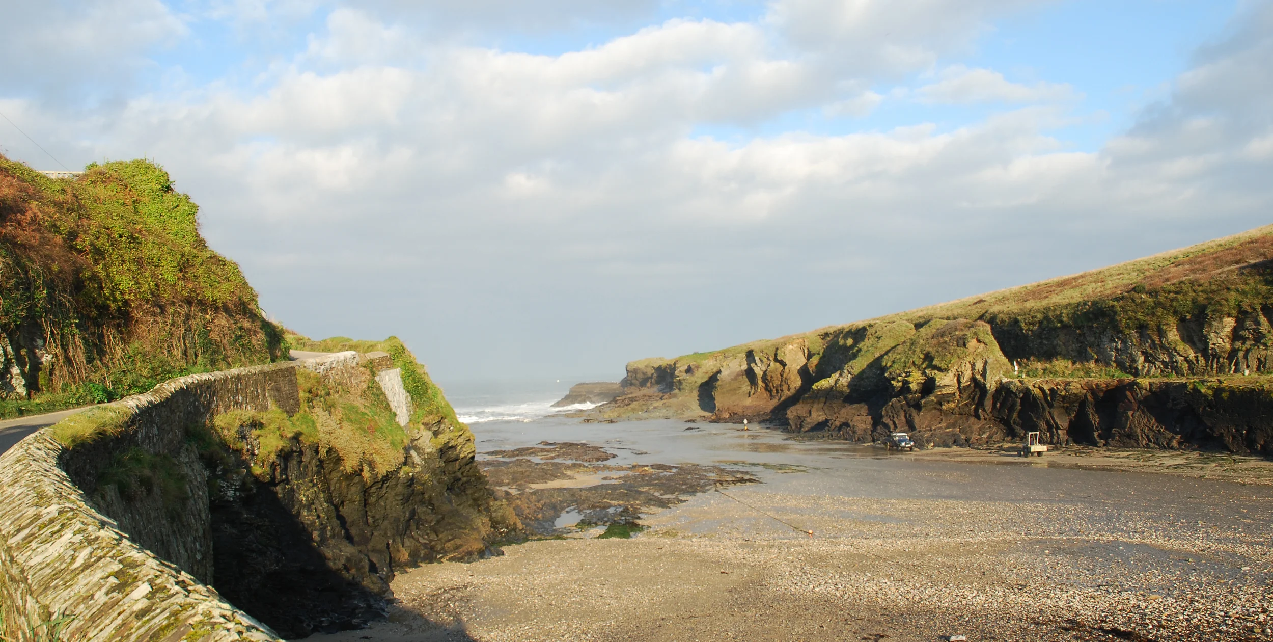 Port Gaverne beach