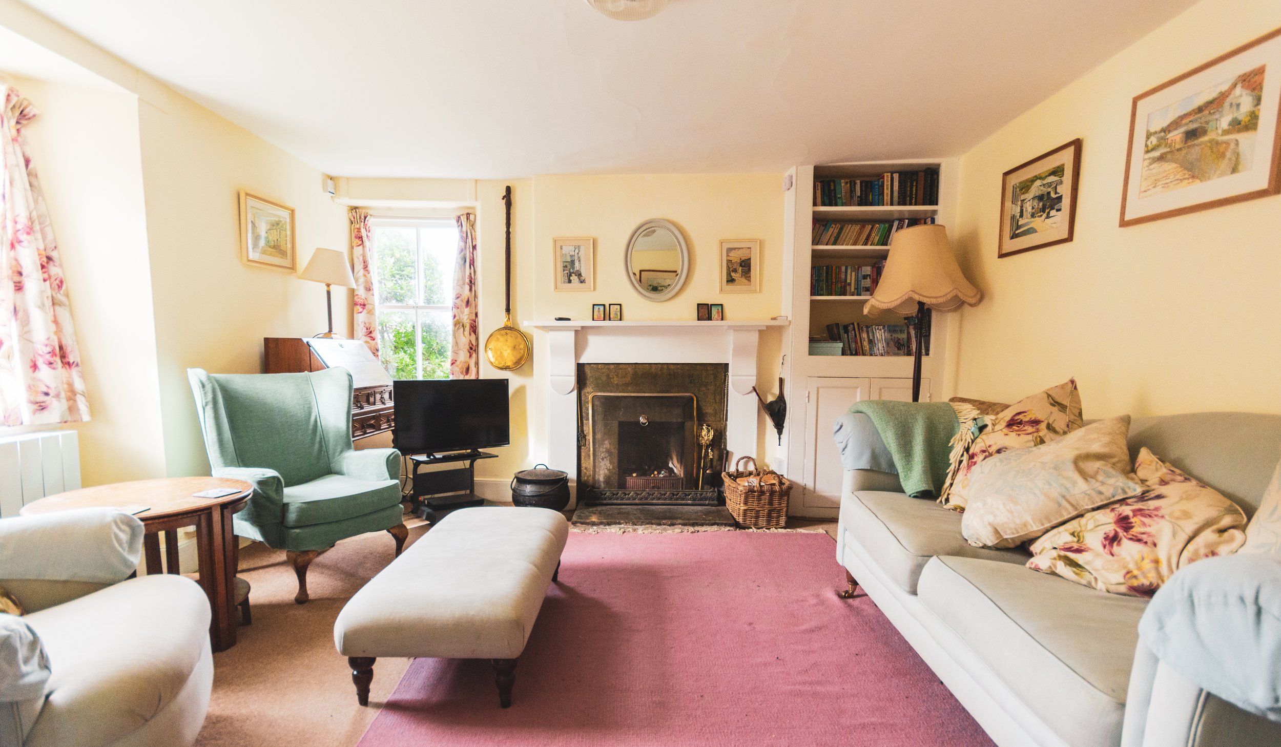 Pink Cottage sitting room