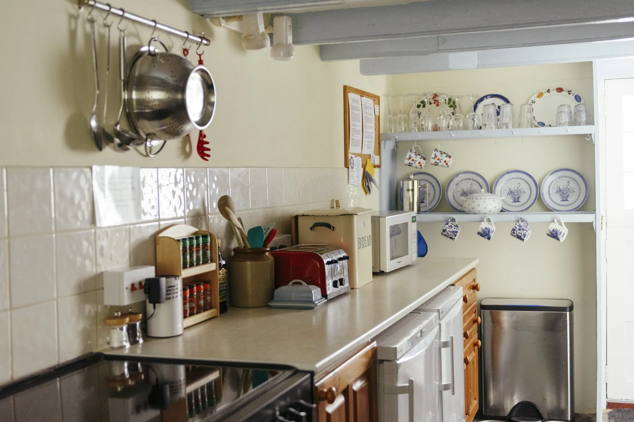 Slate-Flagged Galley Kitchen