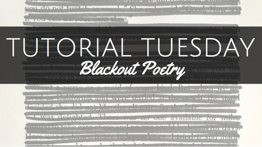 Altered Book Blackout Poetry