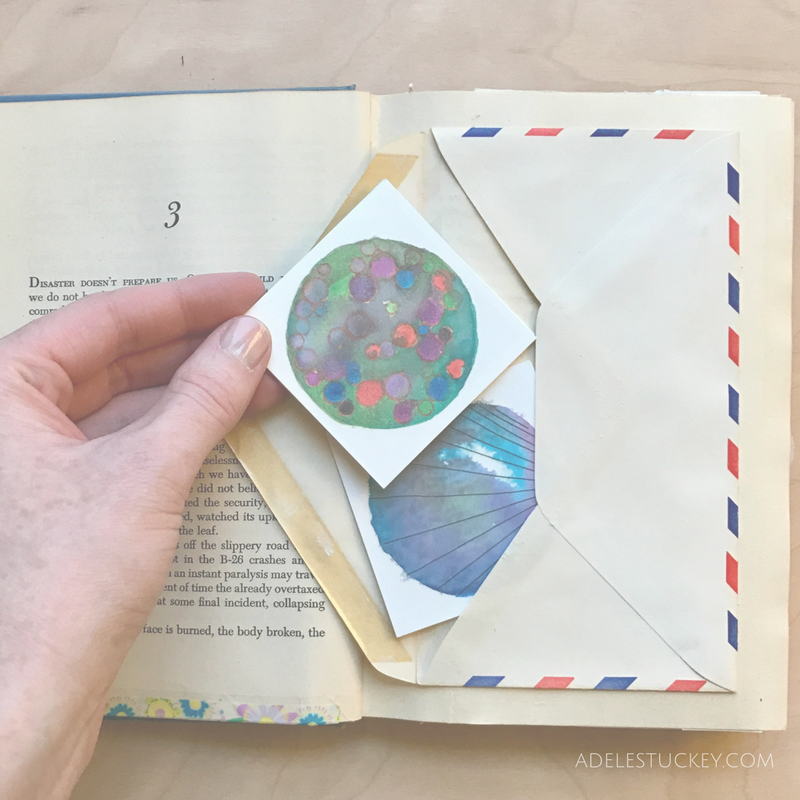Altered Book Envelope Page