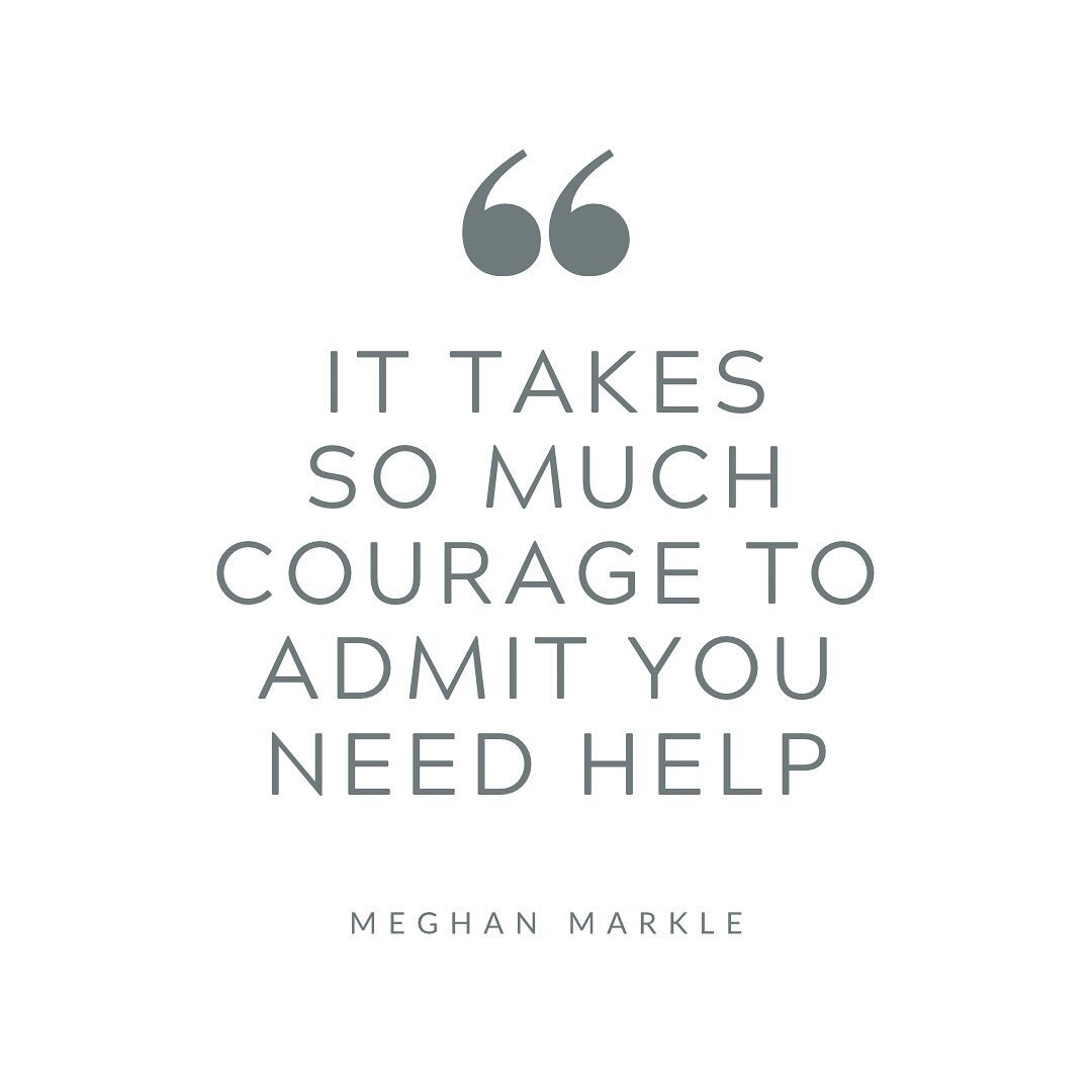 Asking for help can feel impossible. Fear about how someone might respond when you show up in a vulnerable way is terrifying. Know that you are not alone. Help is available. Healing is possible. 
 
 
 
#meghanmarkle #mentalhealthawareness #mentalheal