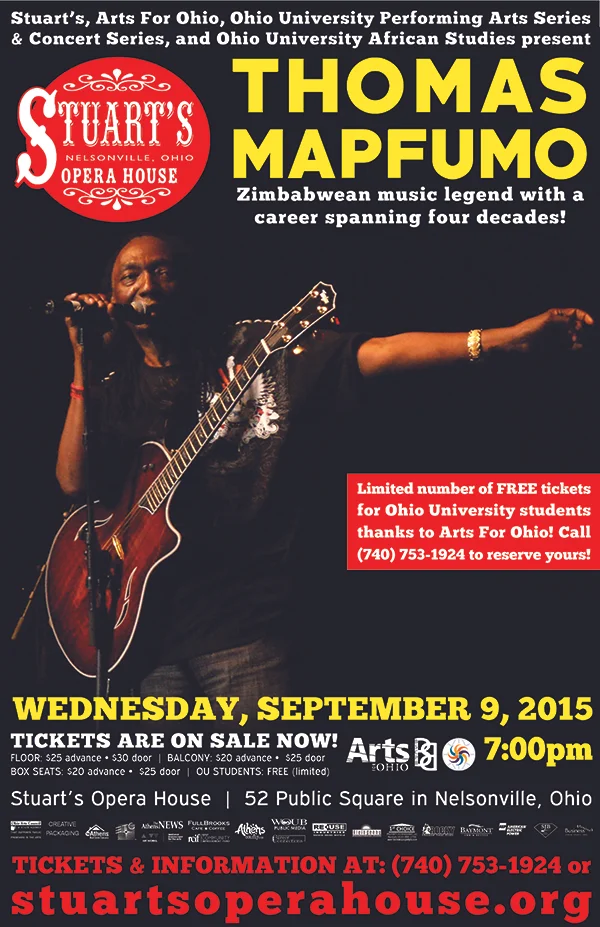 Zim Explosion! Ohio University Presents Thomas Mapfumo in Concert