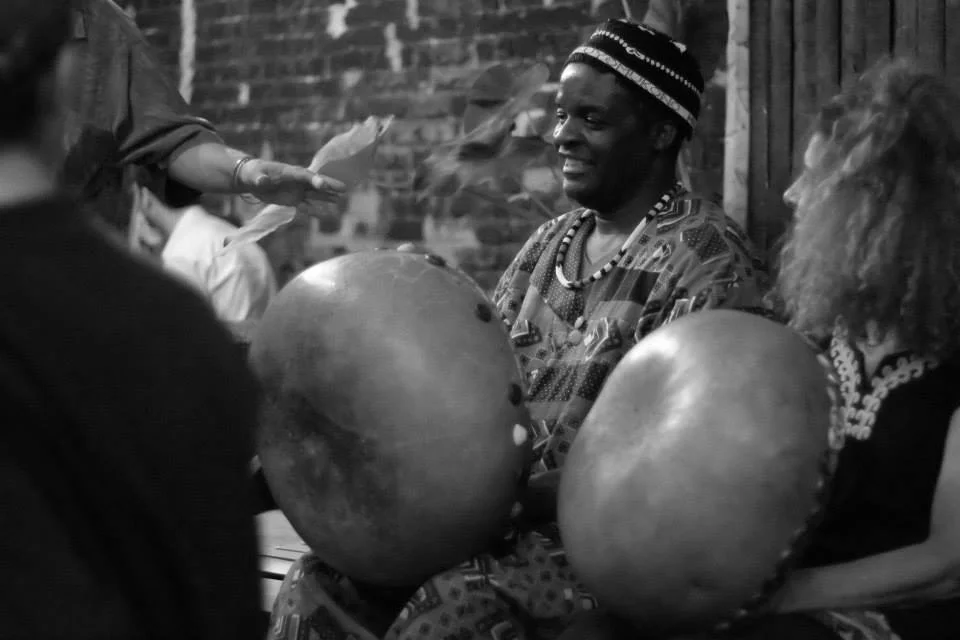 Mbira maestro Chartwell Dutiro with Timbila