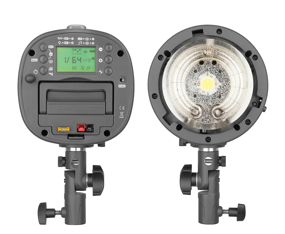 The way the umbrella adapter attaches to the flash's base plate is proprietary and a little clunky, but not a deal breaker. On the plus side, this design lets you exchange the umbrella adapter with the supplied handle.