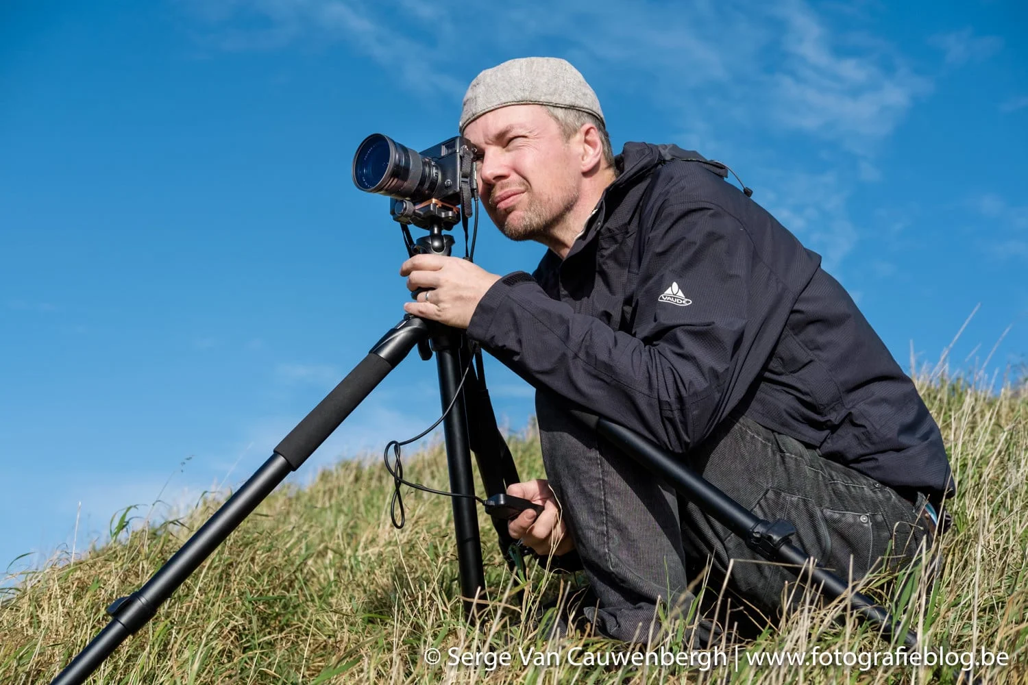The X-Pro 2 looks very much like the X-Pro 1. So you'll have to take my word for it that that's actually an X-Pro 2 on my tripod. Not convinced? From this angle, the diopter adjustment next to the viewfinder is the only giveaway.