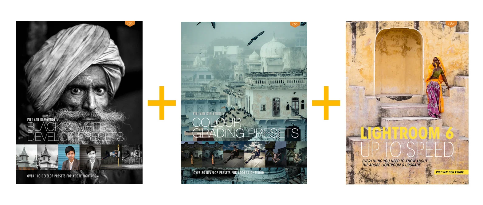 Looking to create striking Black and White images or to give your color images a little twist? This bundle contains over 200 presets that you can mix and match for even more creative results.