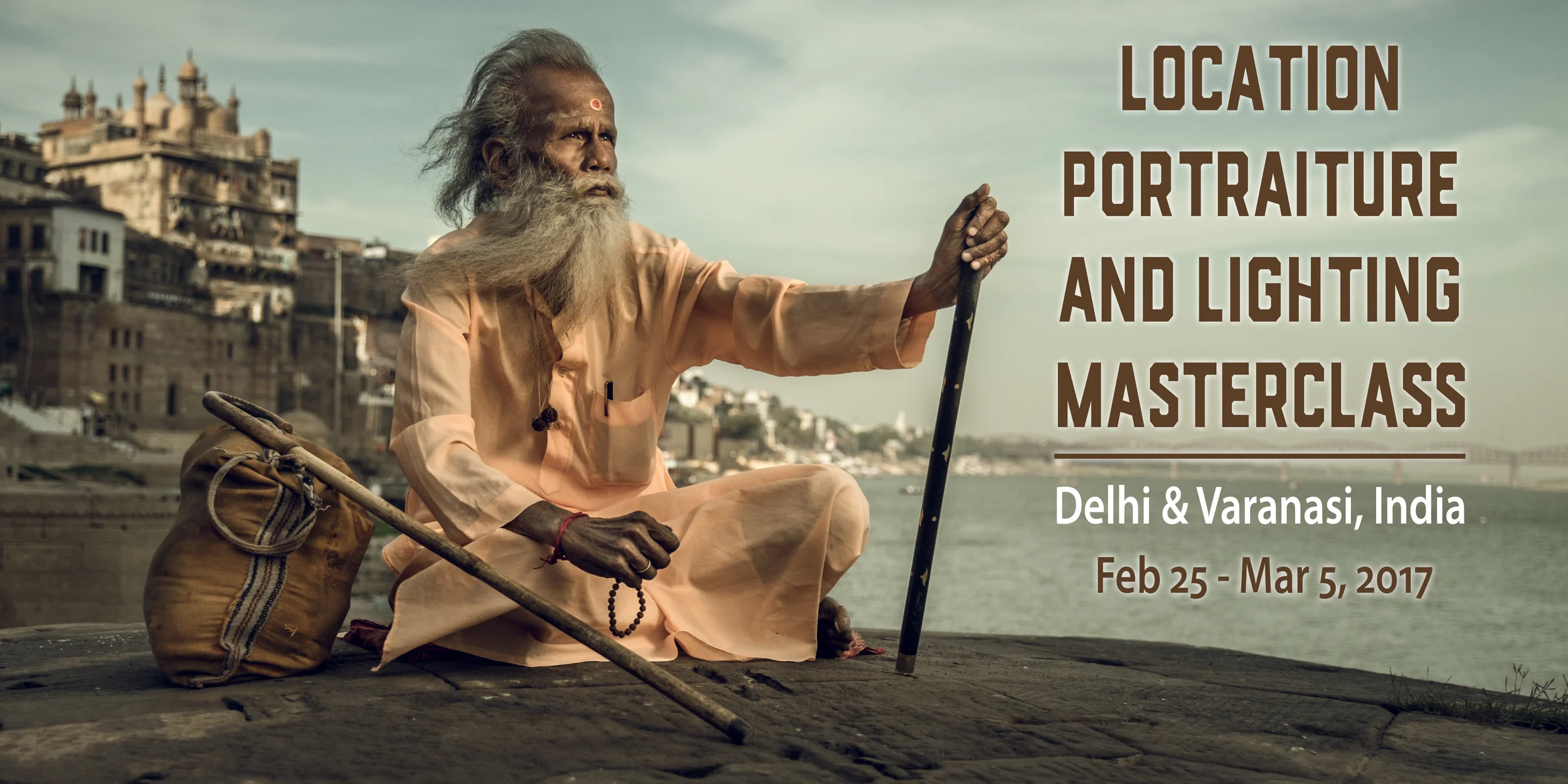 Sadhu overlooking the Ganges