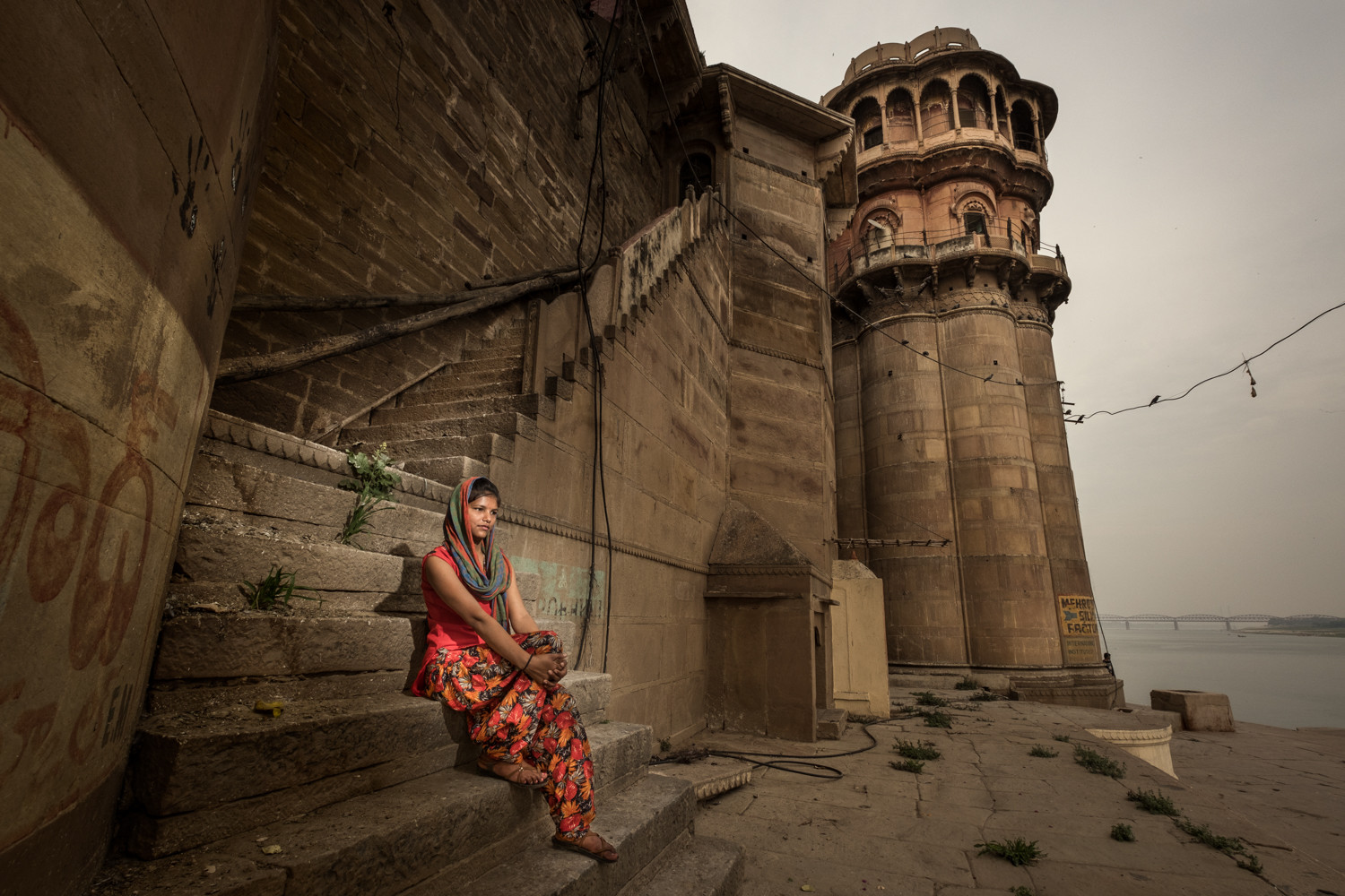 One of our favorite locations in Varanasi. Our hotel is right behind the corner!