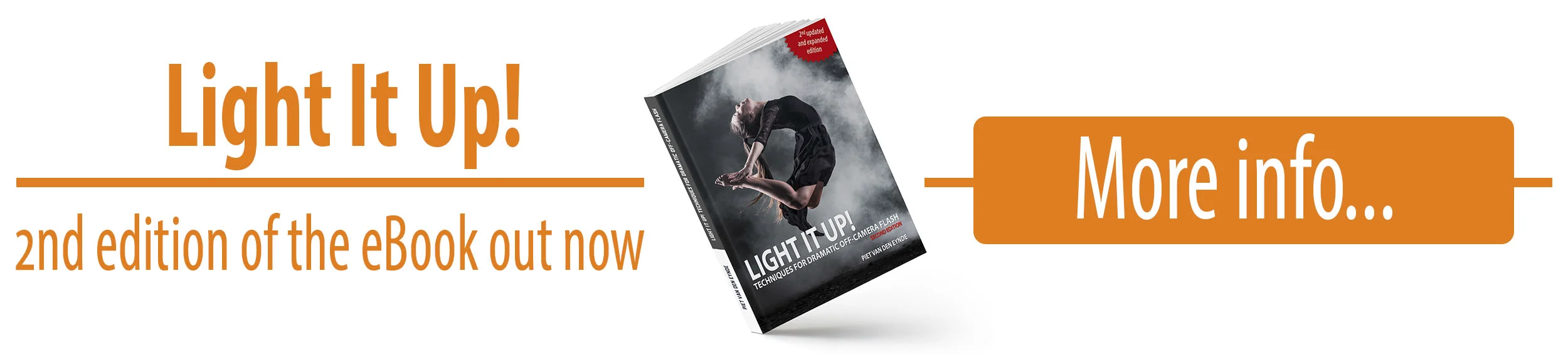 The essential guide to working with small and big flashes on location. This ebook will show you all you need to know to create killer flash images.