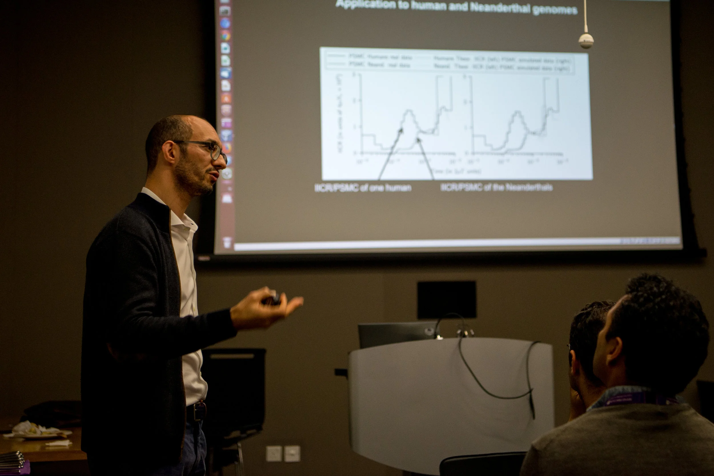 Dr. cHICKHI Gives a lecture during the Biology Seminar Series at NYU ABU DHABI