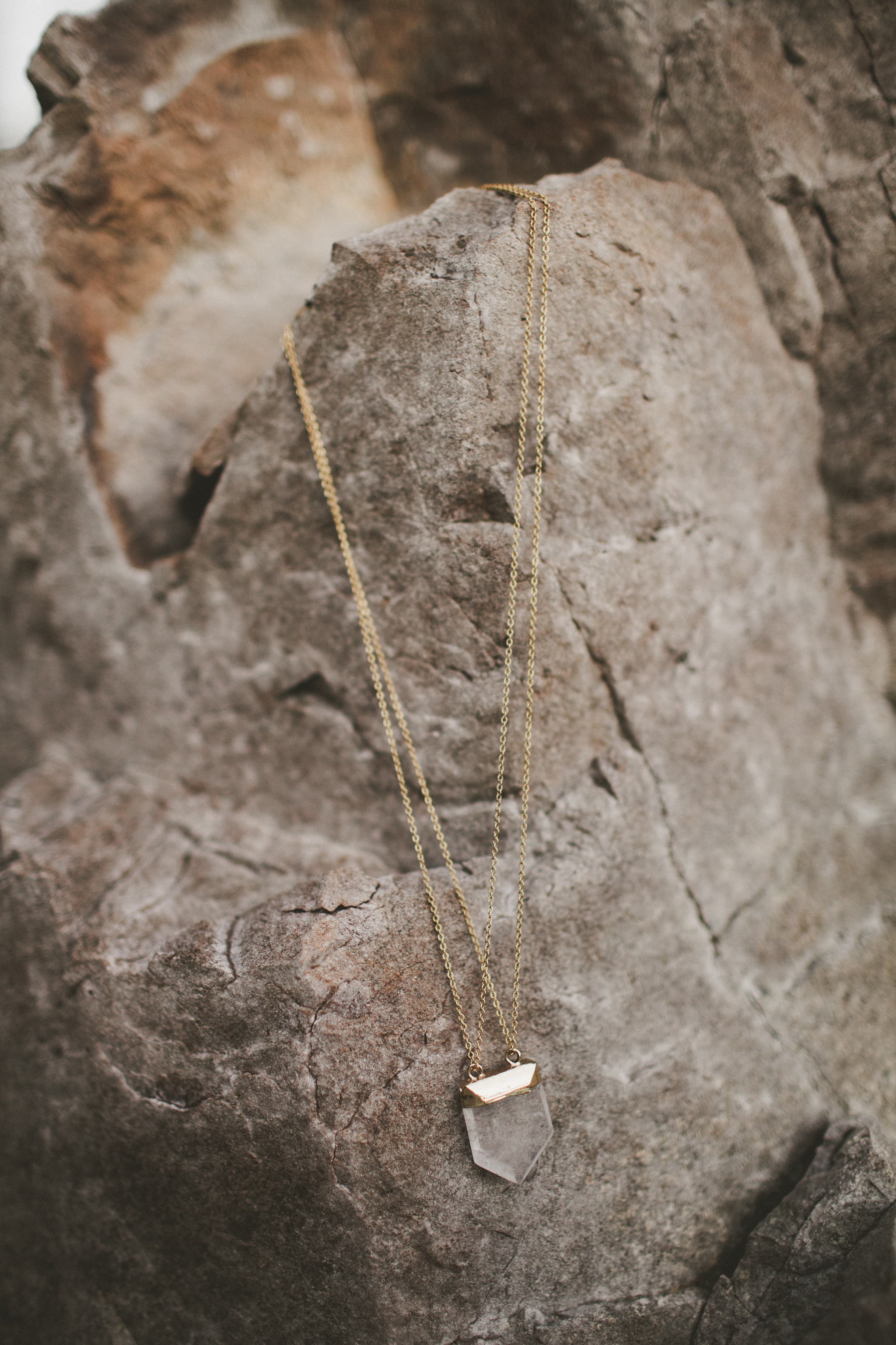 geo necklace