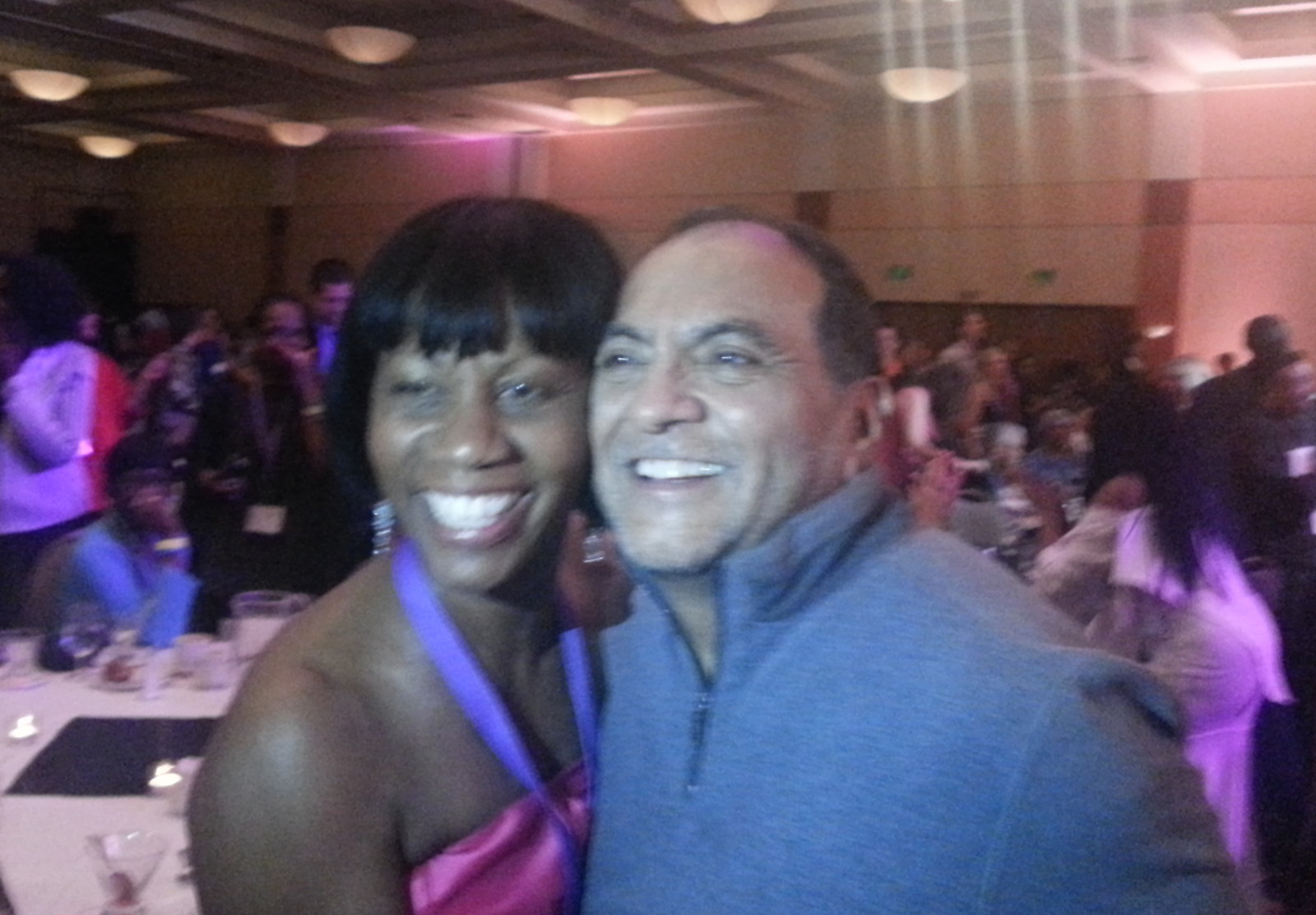 Lorna Gallimore with Don Miguel Ruiz
