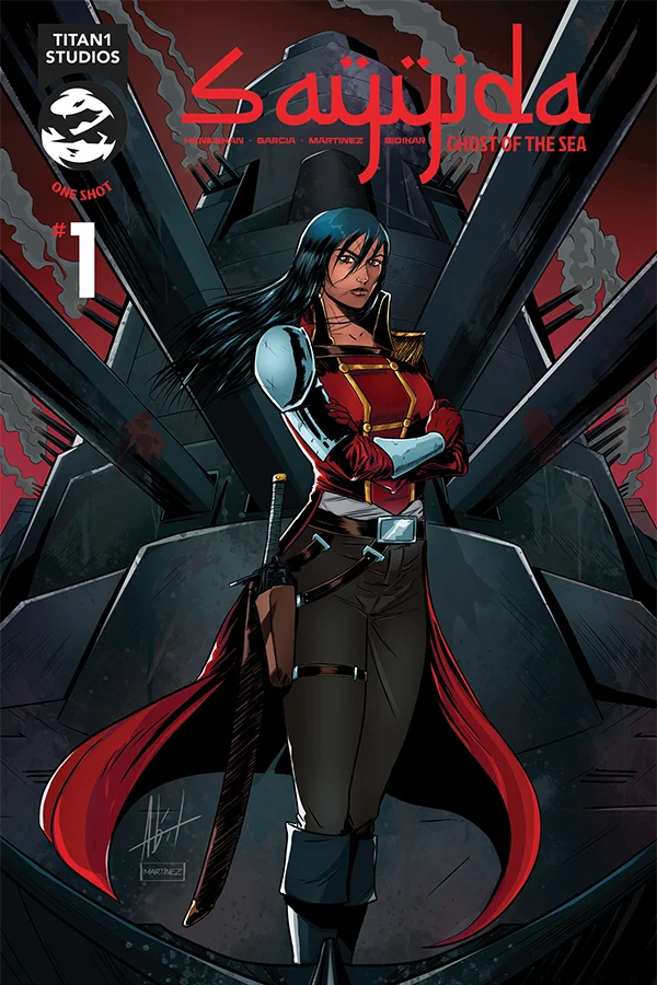 Written by Mike Heneghan (Zomben), Pencils / Inks from Abel Garcia (Knight Guardians of Relativity), Colours by Manoli Martinez (Zomben), Letters by Aditya Bidikar (Motor Crush). Created by Mike Heneghan & Rathan Moorthy.