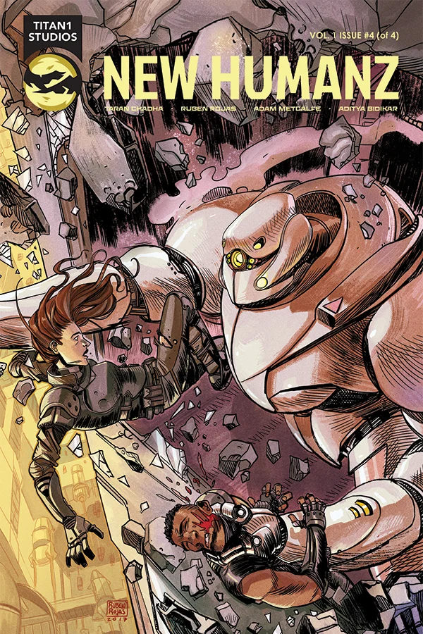 Written by Taran Chadha (Knight Guardians of Relativity), Art by Ruben Rojas, Colours by Adam Metcalfe (Lucas Stand, Kennel Block Blues), Letters by Aditya Bidikar (Motor Crush).