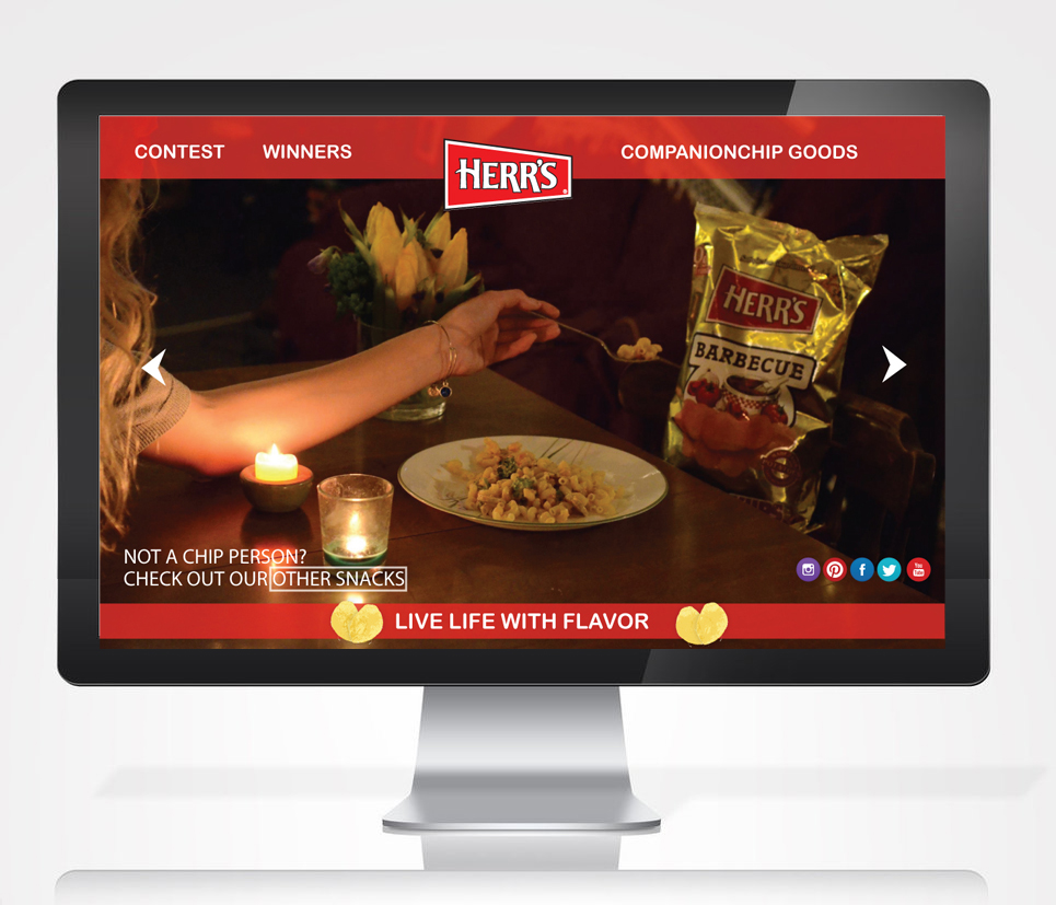 Homepage of our website