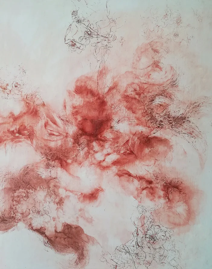 il castigo 2018 oil on marine pliwood cm 80x70.JPG