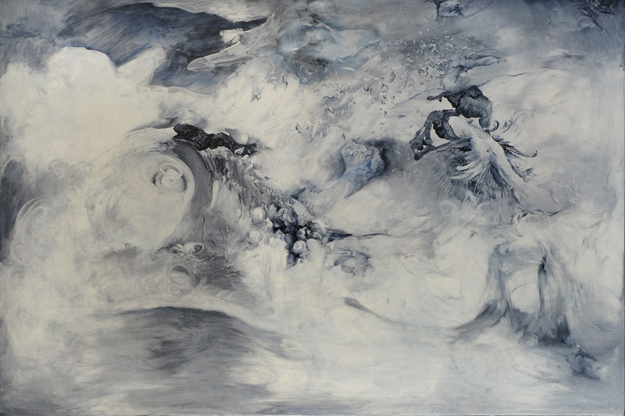 Suoni nel vento, 2017 oil on canvas 100x150 cm..JPG