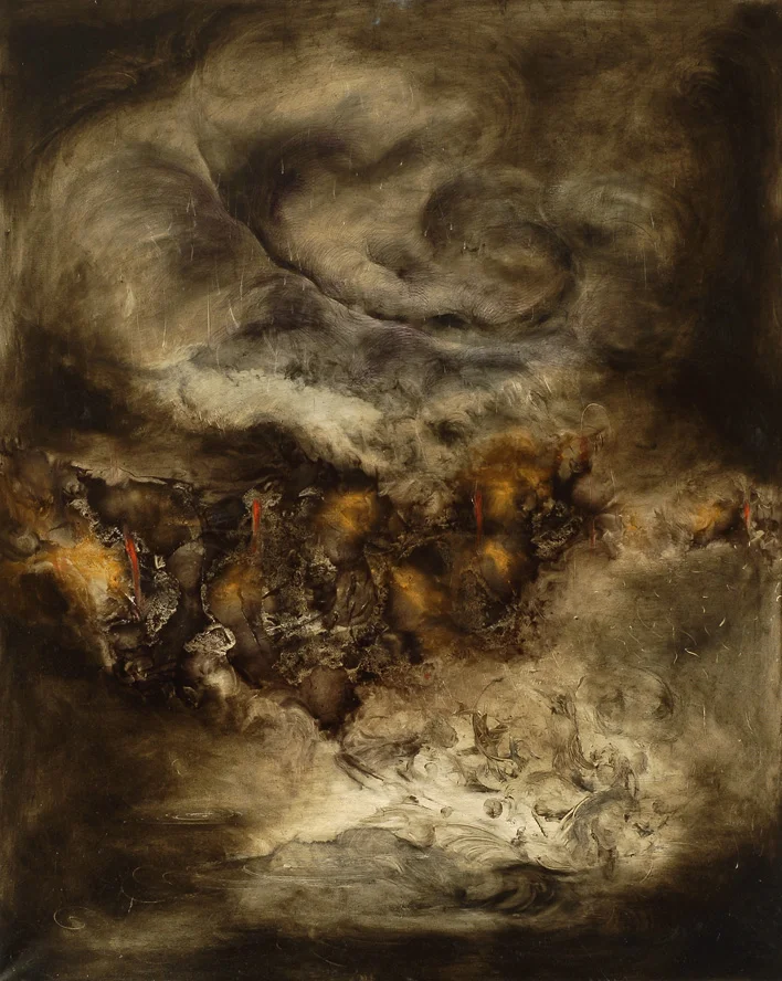 Pioggia profonda 2017  oil on canvas  100x80 cm..JPG