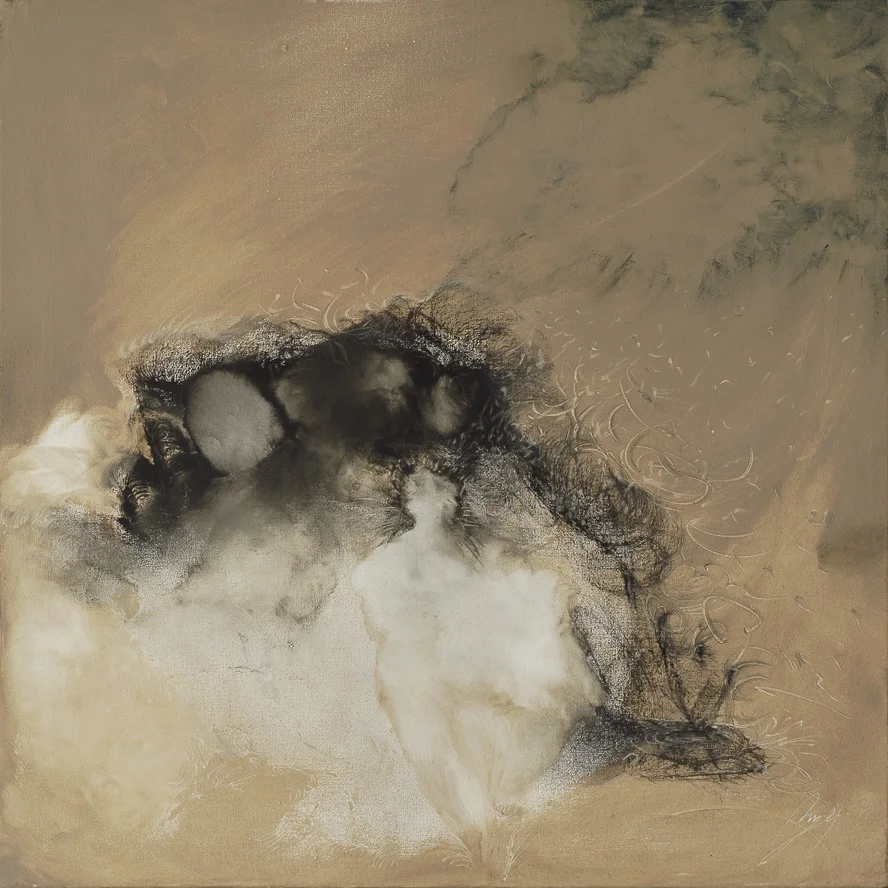 Apparizione 2016 oil on canvas 40x40cm. .JPG