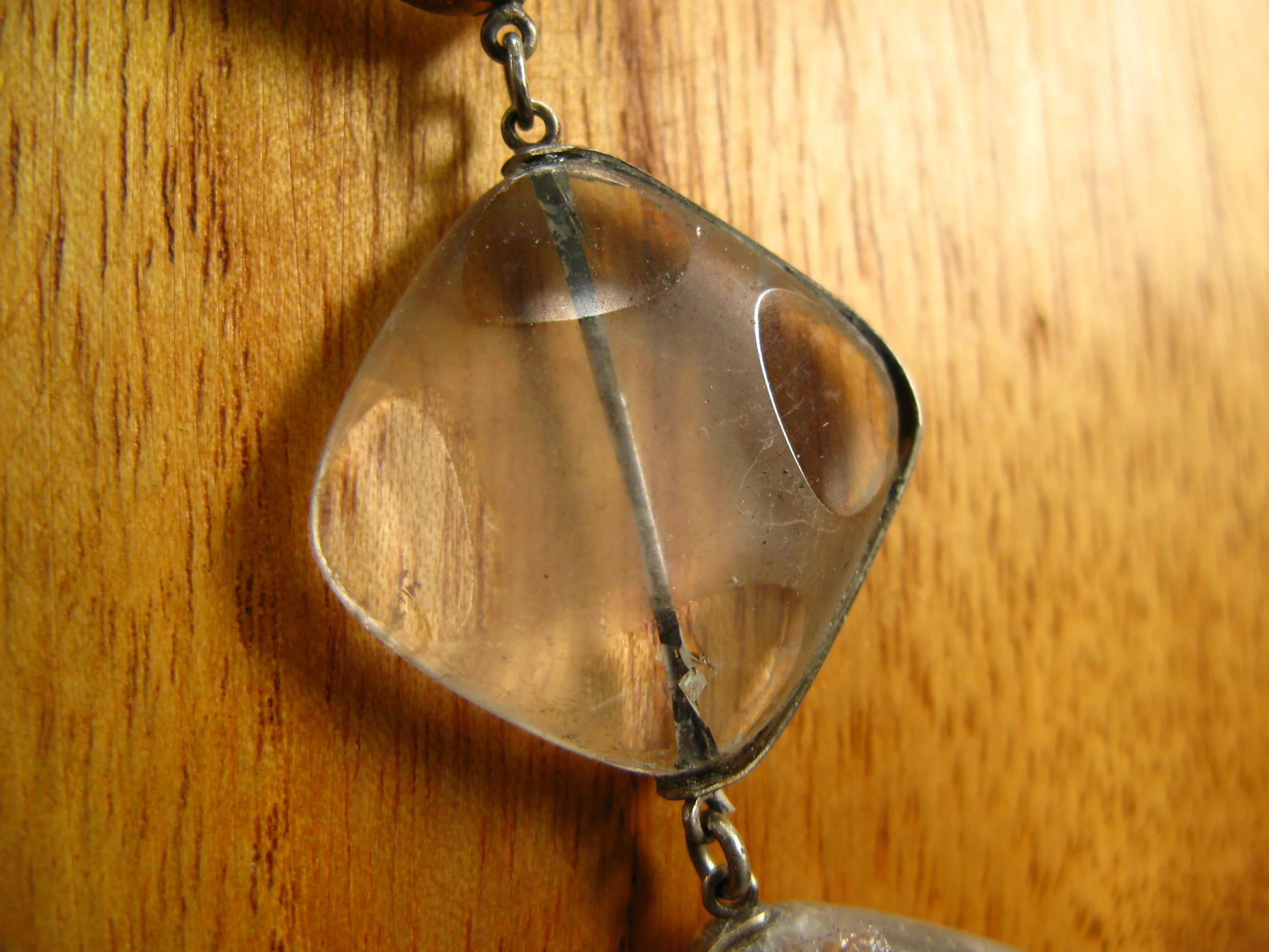 Square Crystal Chain Close Up